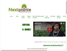 Tablet Screenshot of nextpointehomes.com